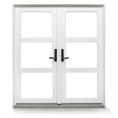 andersen white hinged patio door beauty shot