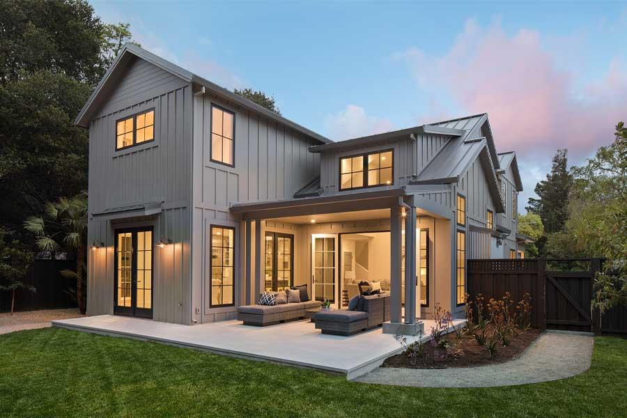 Exterior of house with Andersen Windows.