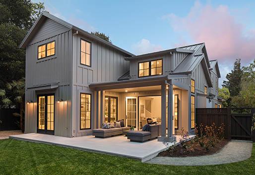 Exterior of house with Andersen Windows.