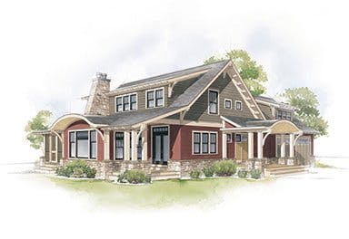 Craftsman Bungalow Three Column