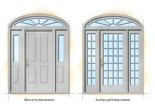 Georgian Federal doors