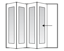 Andersen big folding doors illustration