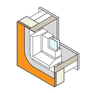 illustration of insulated sheathing