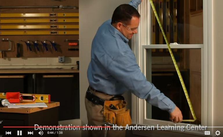 Andersen Narroline Window Installation