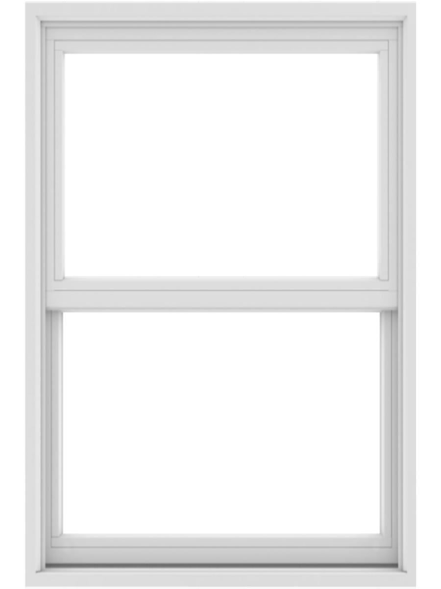 andersen exterior white double hung window