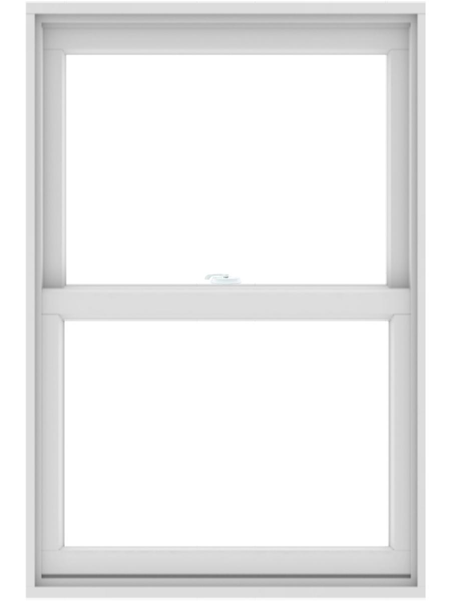 andersen interior white double hung window