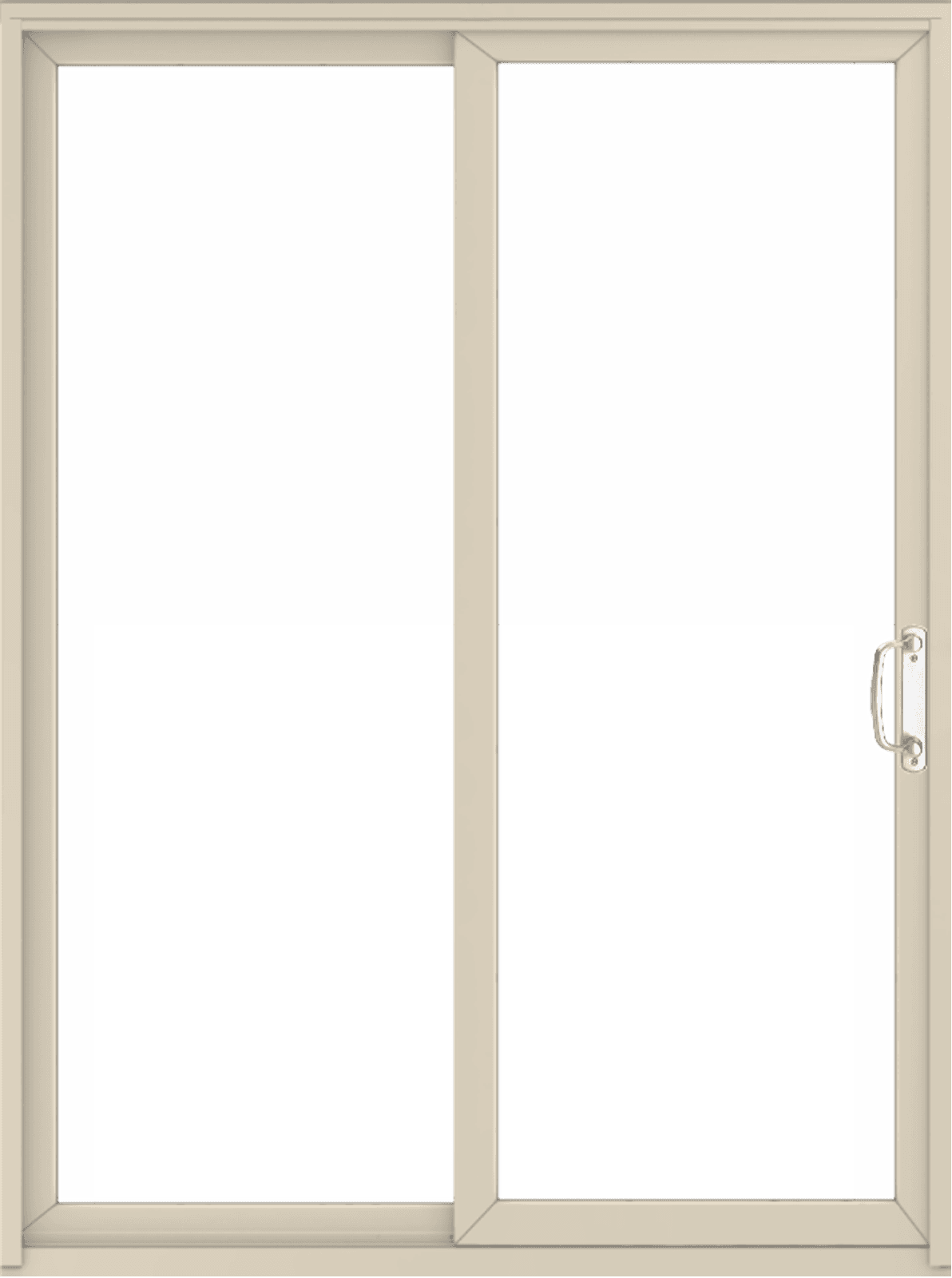 Permashield interior patio door in color canvas