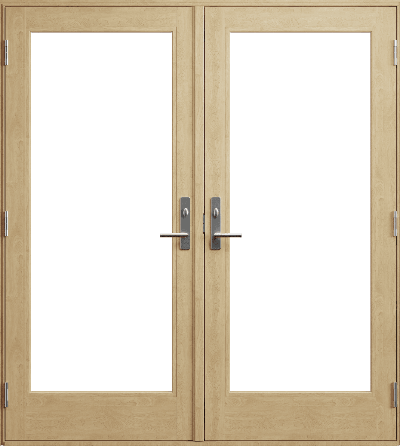 andersen 400 series hinged patio door in maple interior