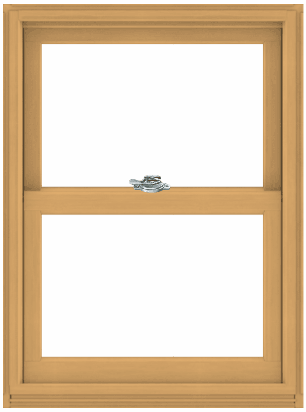 a series double hung andersen window in pine