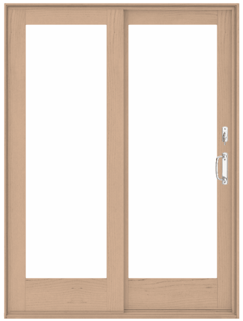 a series gliding patio andersen door in maple color