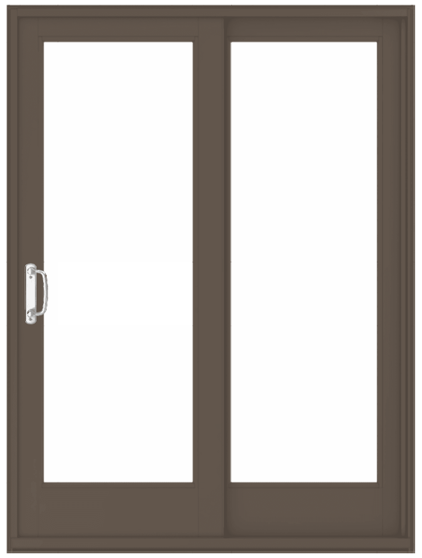 a series gliding patio andersen door in terratone