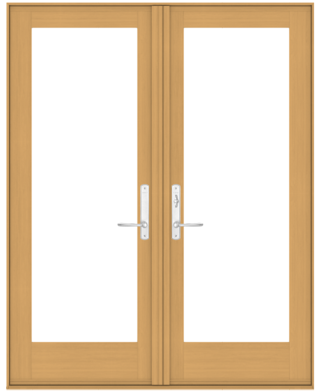 french patio door in pine