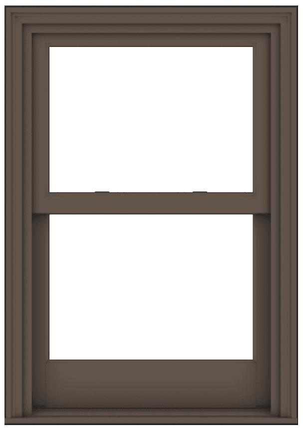 andersen e series double-hung window with terratone trim