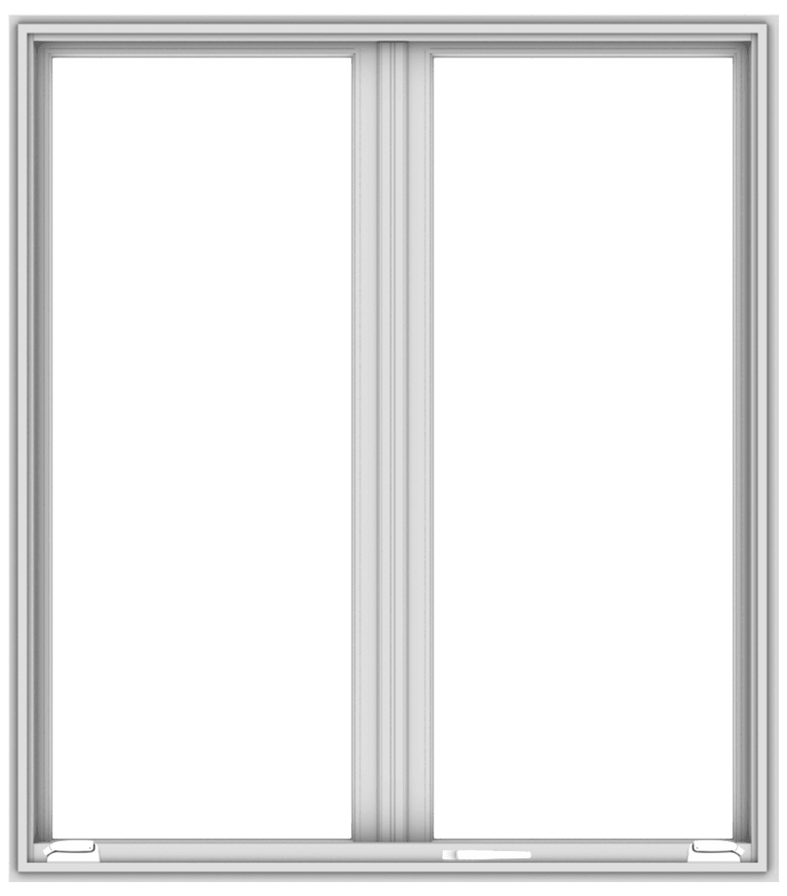 andersen e series french casement window with white trim