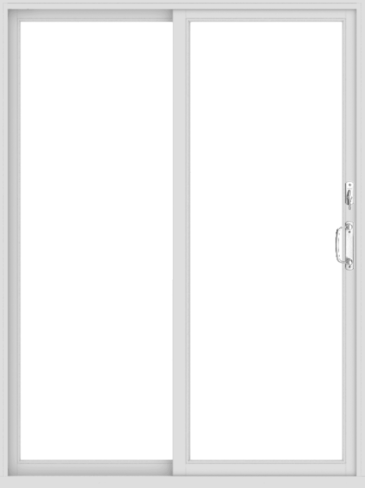 andersen e series gliding patio door with white trim