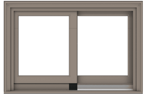 andersen e series gliding window with sandtone trim