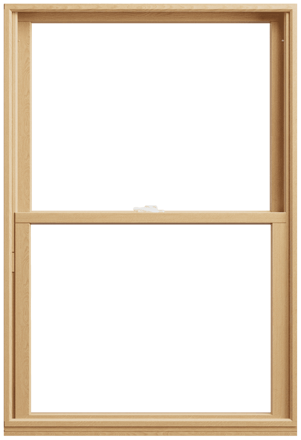 andersen tilt wash double hung interior natural pine window