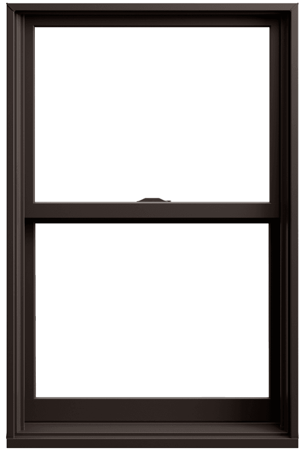 andersen exterior dark bronze woodwright double hung window