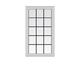 Andersen Windows Grilles Colonial Pattern