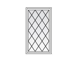 Andersen Windows Grilles Diamond Pattern