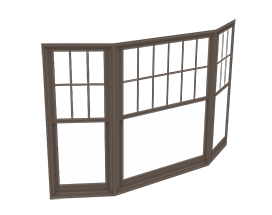 400 Series Double-Hung Bay Window