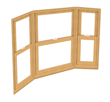 Andersen 400 Series Double-Hung Bay Window