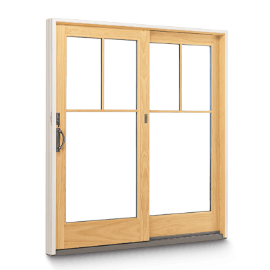 andersen French wood gliding patio door